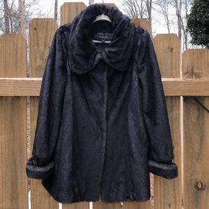 Jones New York Faux Fur Coat